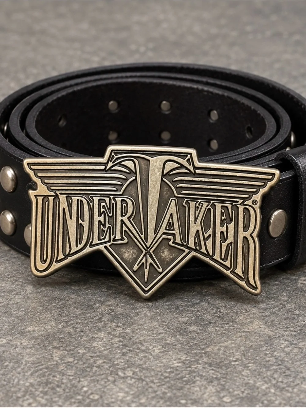 Rare Vintage 90s WWF The Undertaker Metal Belt Buckle WWE